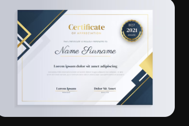 certificate 1