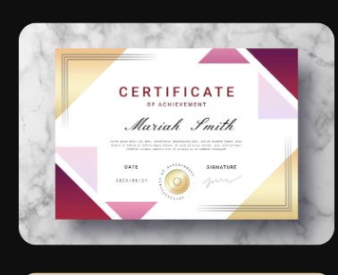 certificate 3